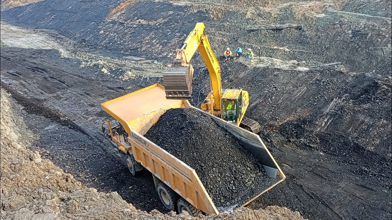 Cara Mudah Loading Batu Bara Pakai Excavator 