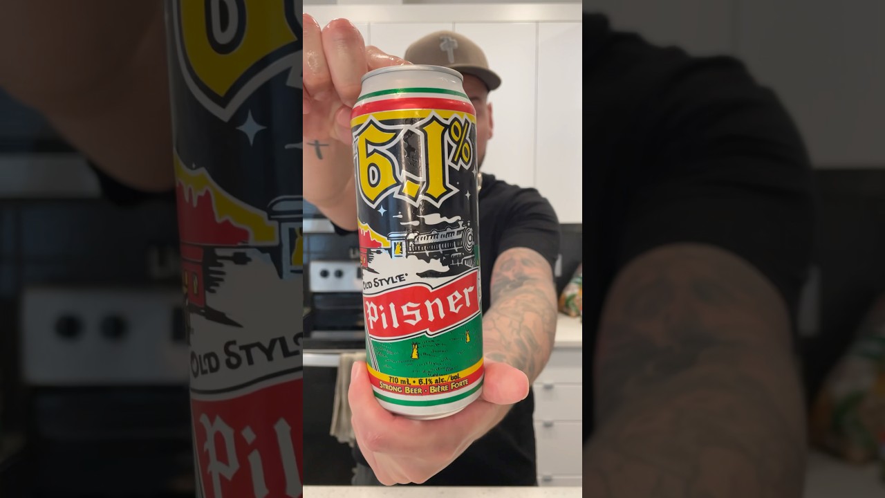 6.1% OLD STYLE PILSNER STRONG BEER SHOTGUN!