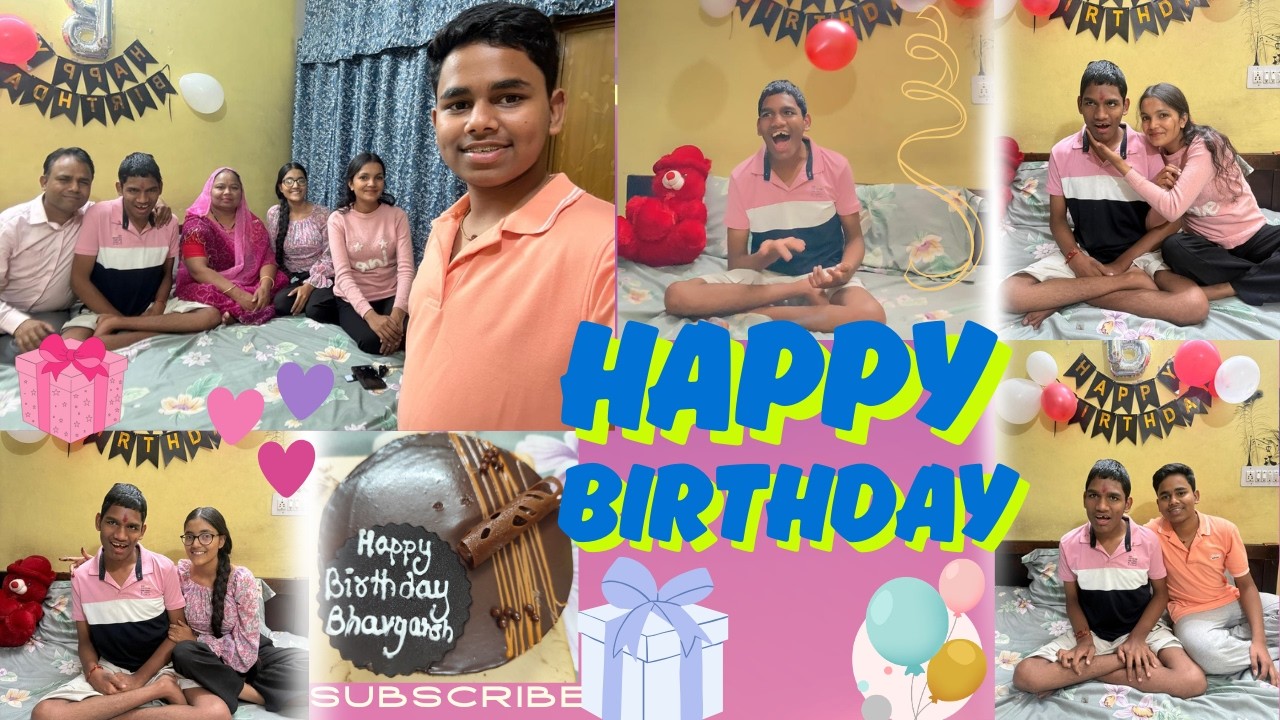 birthday par puri family ne khele game