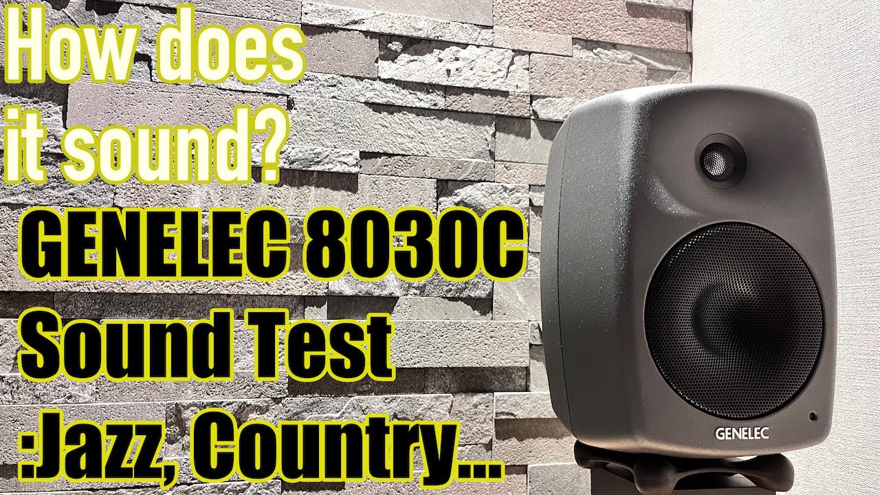 GENELEC 8030C Sound Demo: Country, Jazz, Classical and more