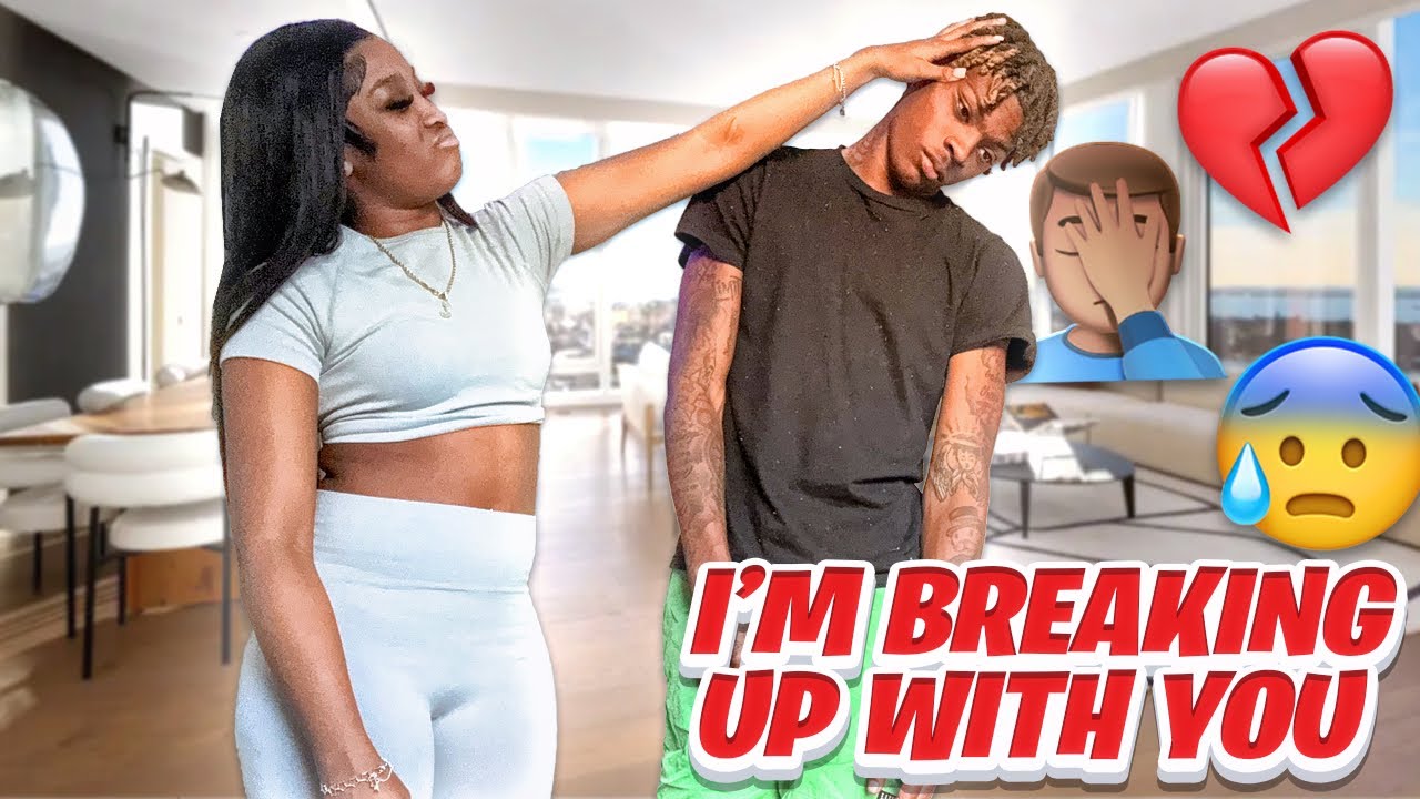 BREAKING UP WITH YOU PRANK ON MY BOYFRIEND ON HIS BIRTHDAY 😬 GONE EXTREMELY BAD🤦🏽‍♀️