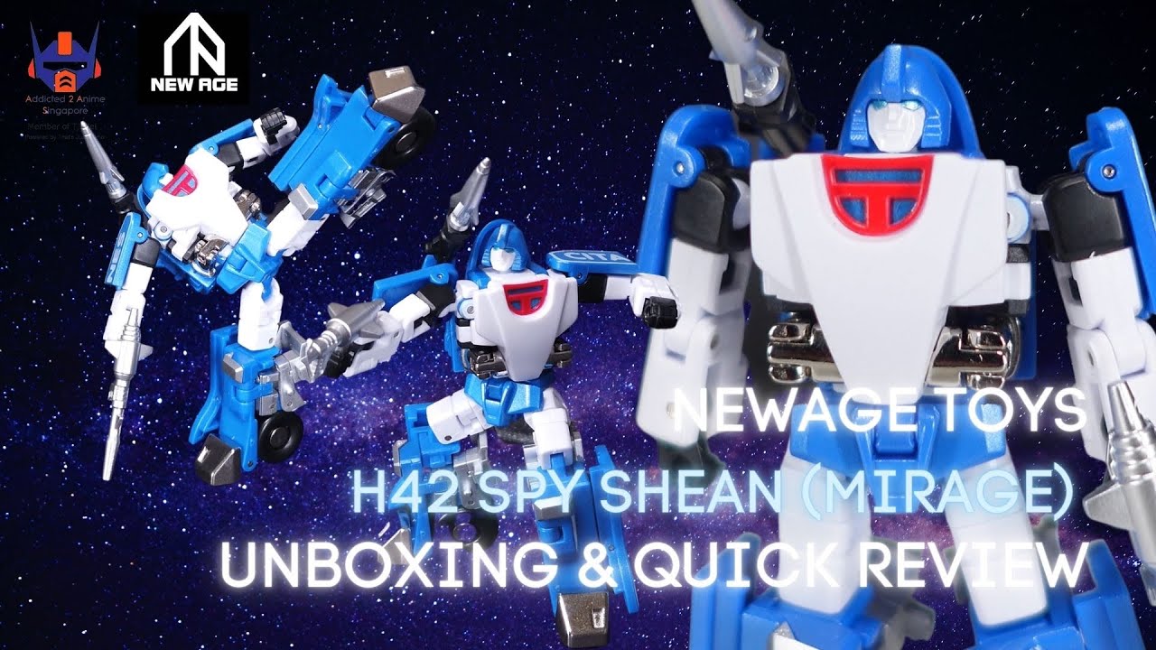Newage Toys H42 Spy Shean (Mirage) Unboxing and Quick Review