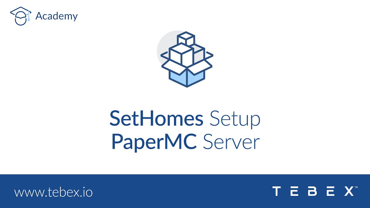 Tebex - Minecraft SetHomes Plugin Setup On Paper Server