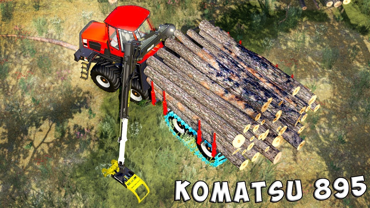 Farming Simulator 19 - Komatsu 895 Loadflex!