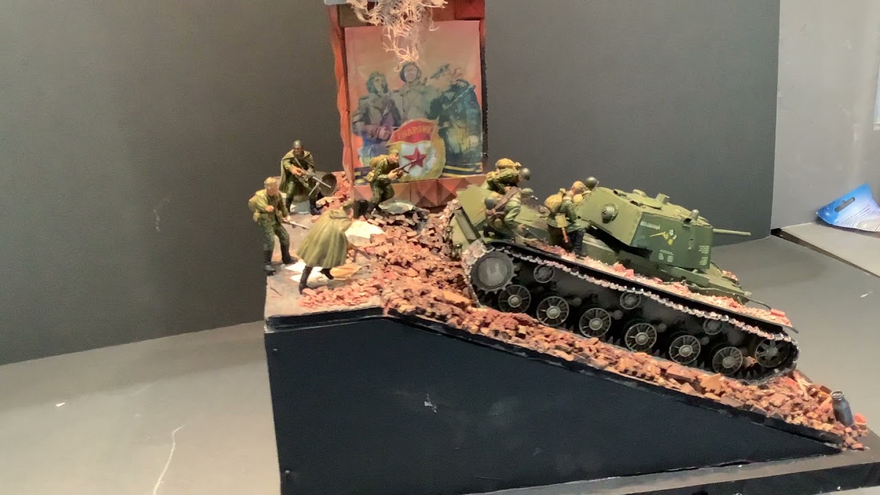 1:35 scale WW2 soviet diorama CITY FIGHT