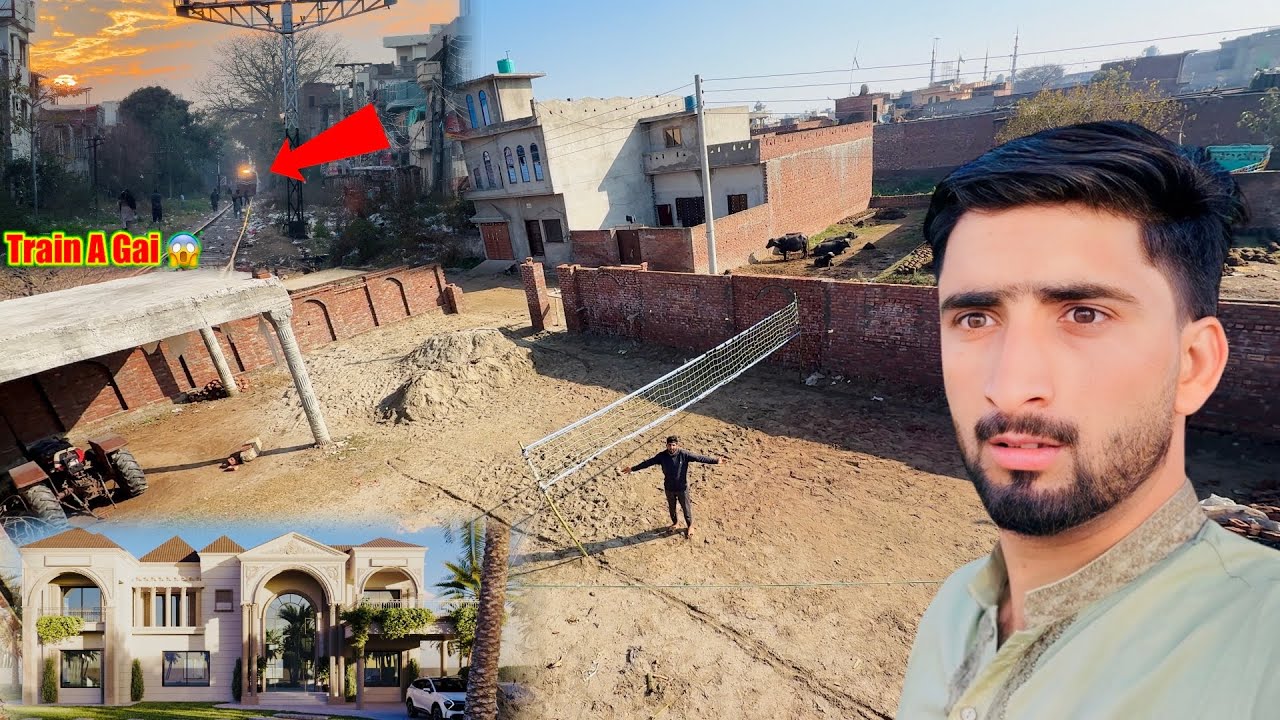 ALLHAMDULILLAH 😍New Ghar Mein Play Ground ￼￼Ready Ho Geya |Train A Gai 😱Train Accident |Hamza Sidhu 