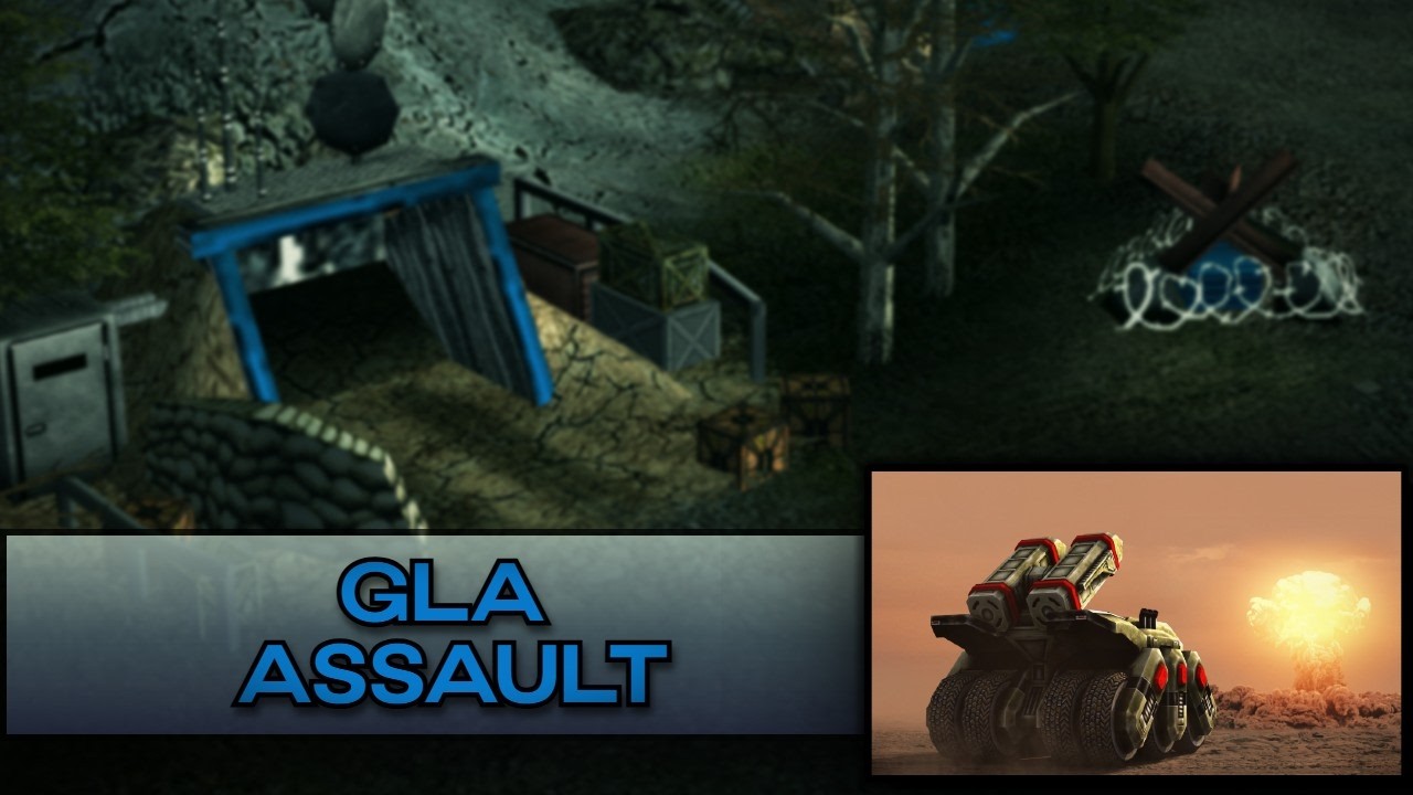 C&C Contra X Beta 2 Испытание «Ядерный генерал» №3 против штурмового генерала GLA [Сложный уровень]