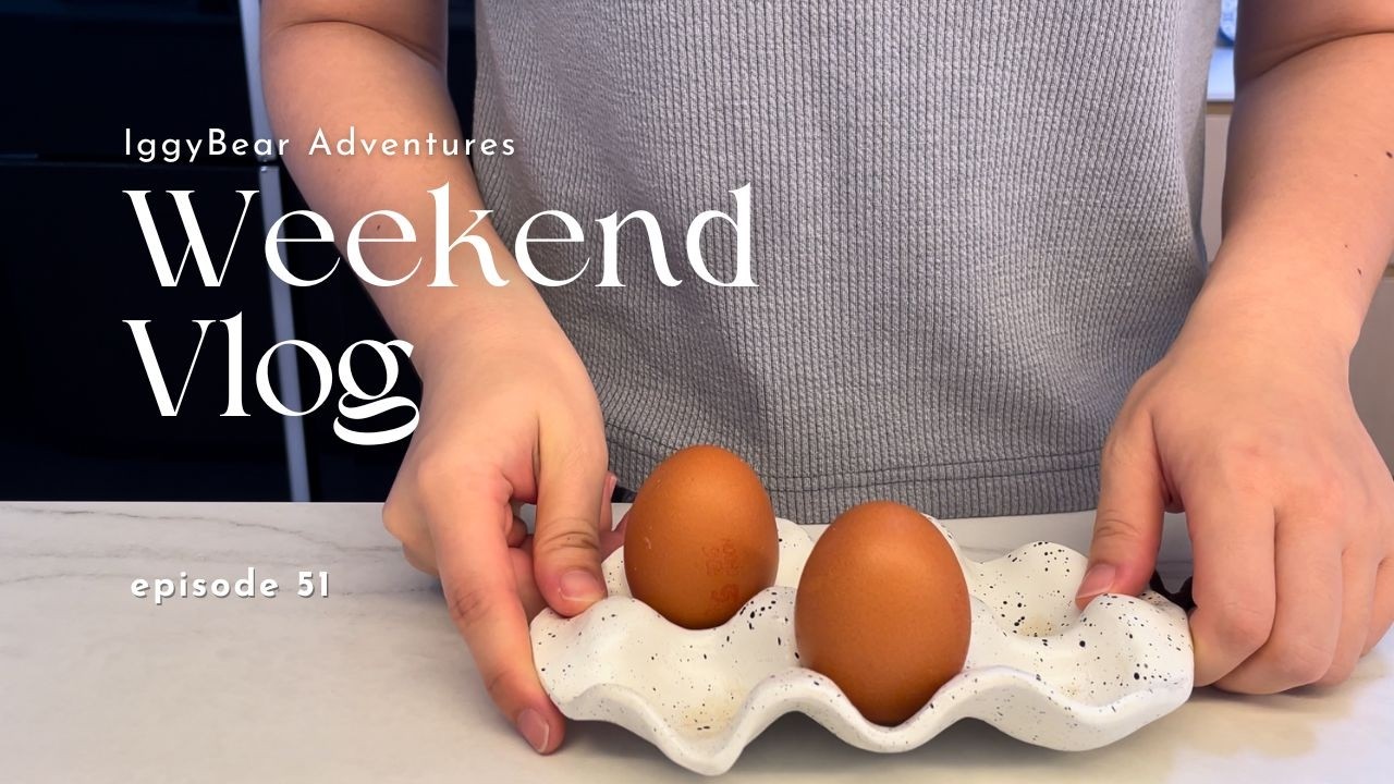 [51] A weekend in SG (Old Airport Road Hawker food, cute art exhibition & making steamed milk)