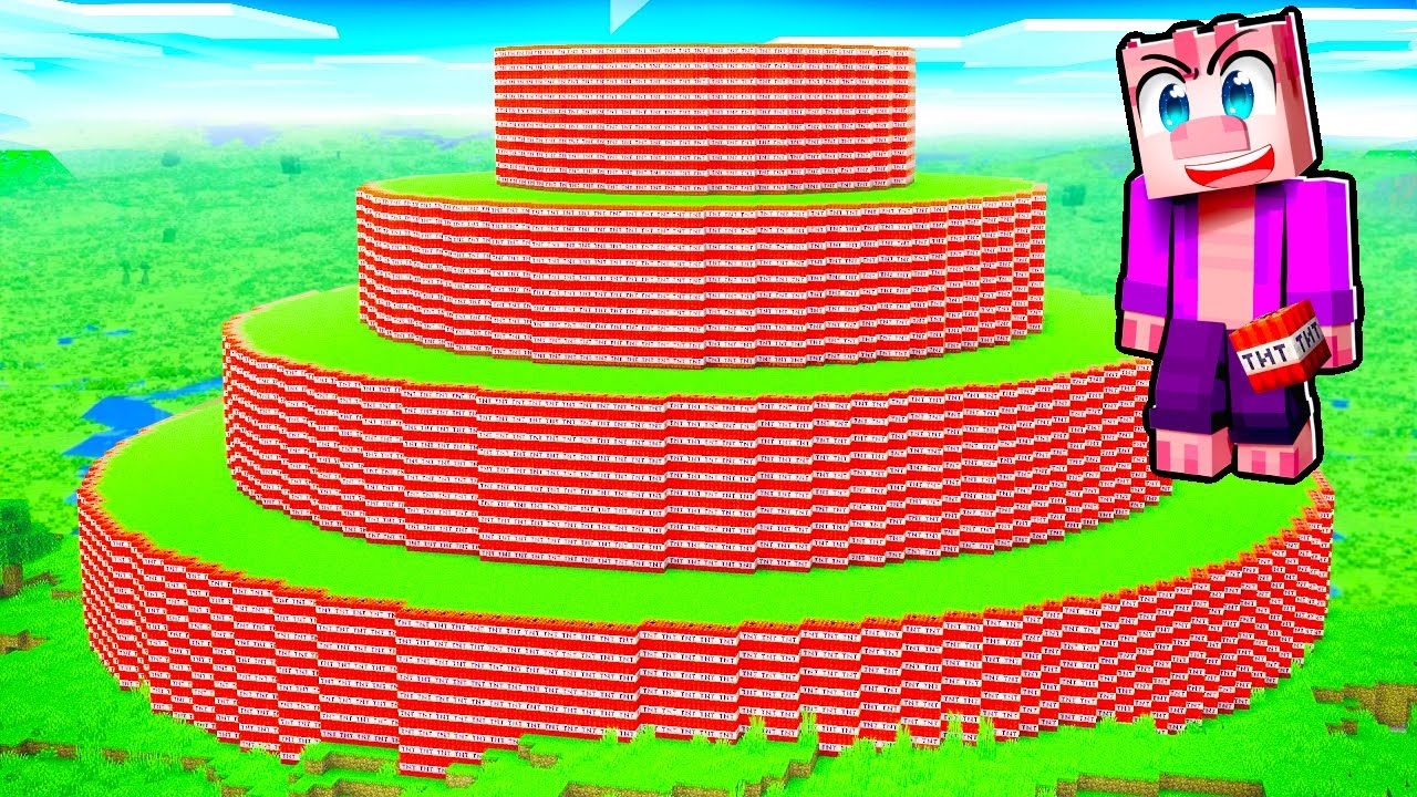 Největší TNT EXPLOZE v Minecraftu!
