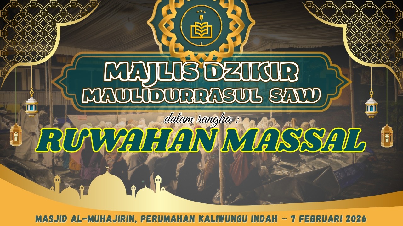 Majlis Dzikir Maulidurrasul SAW dalam rangka RUWAHAN MASSAL Perum Kaliwungu Indah 2026 || kalindaTV