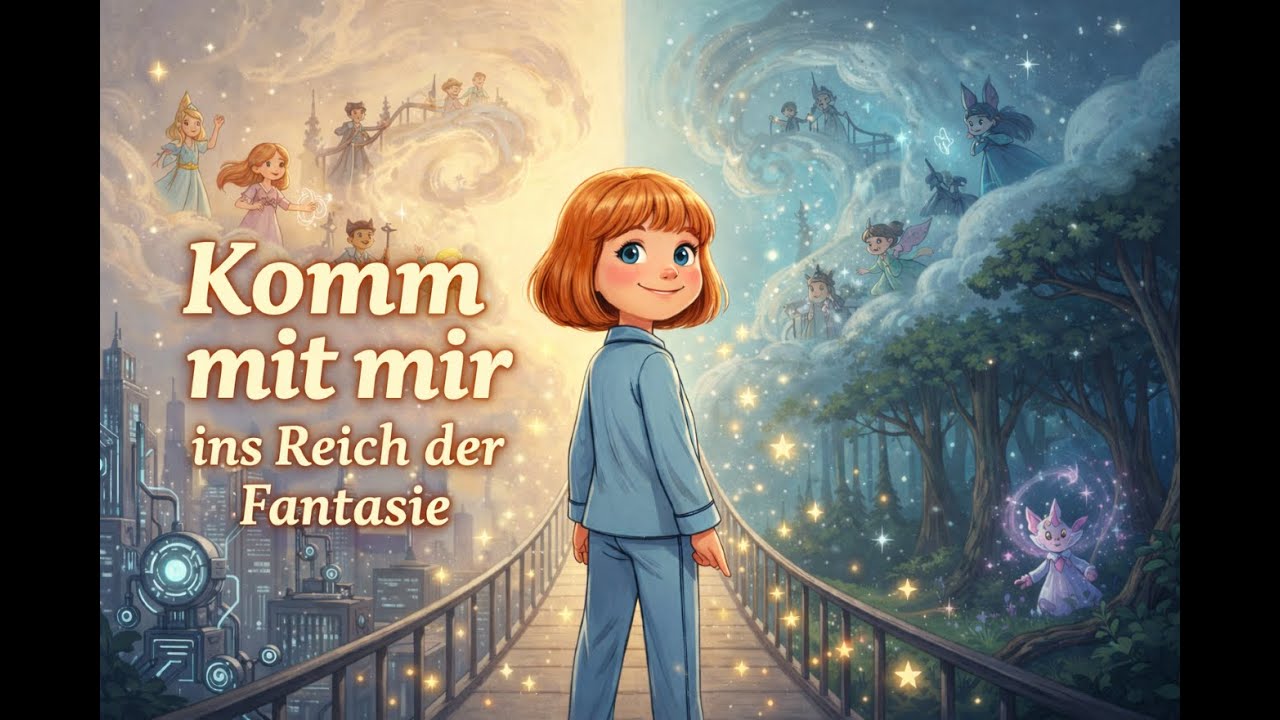Komm mit mir ins Reich der Fantasie 🌈 | Kinderlied zum Träumen