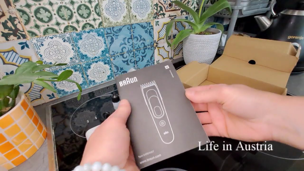 Braun Series 5 Haarschneider / unboxing und anleitung