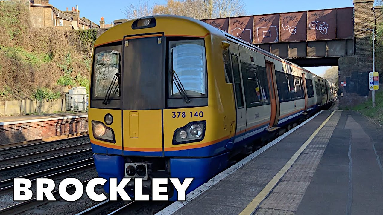 Trains at Brockley