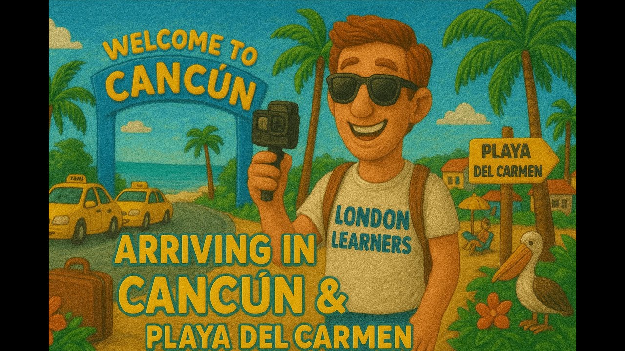 Arriving in Cancún & Playa del Carmen | Mexico in 4K | London Learners