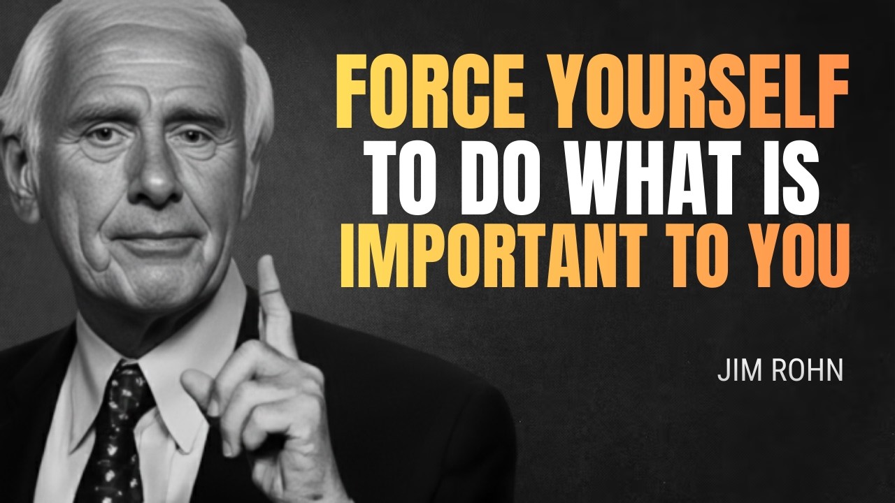 Force Yourself to Do What Is Important Only - Jim Rohn Motivation