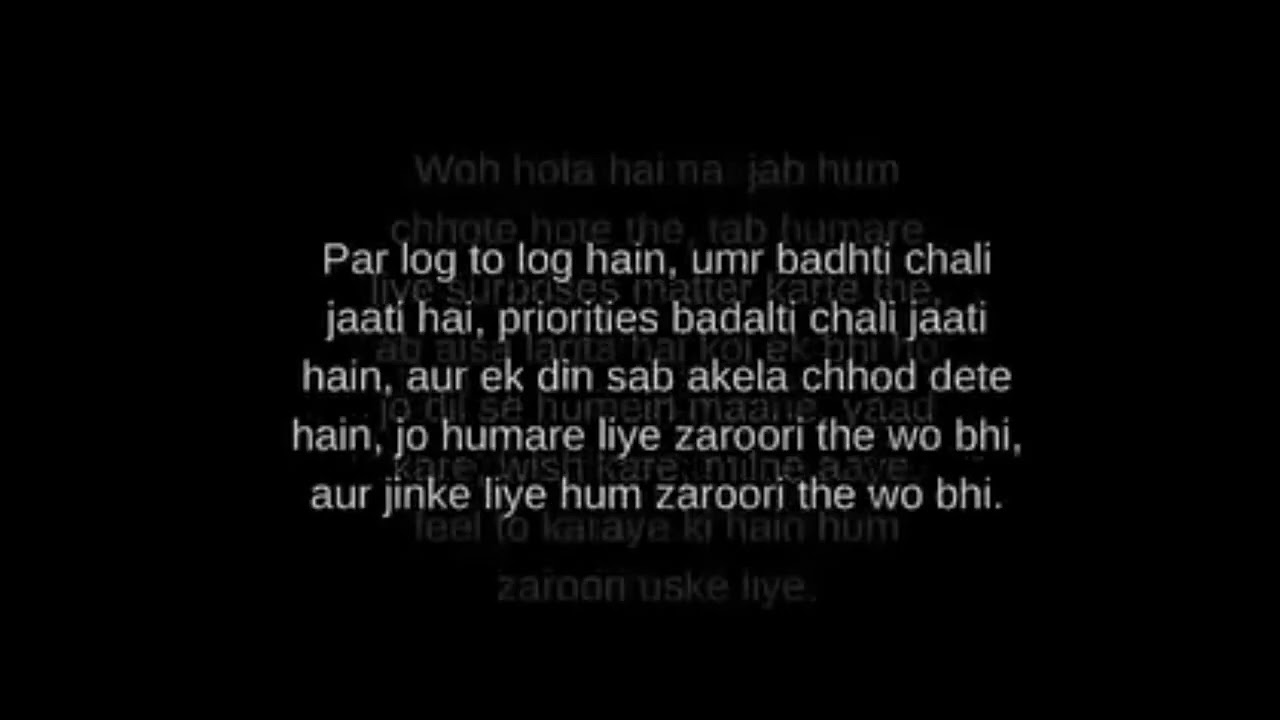 Kya tum kabhi apni Birthday par roye ho?