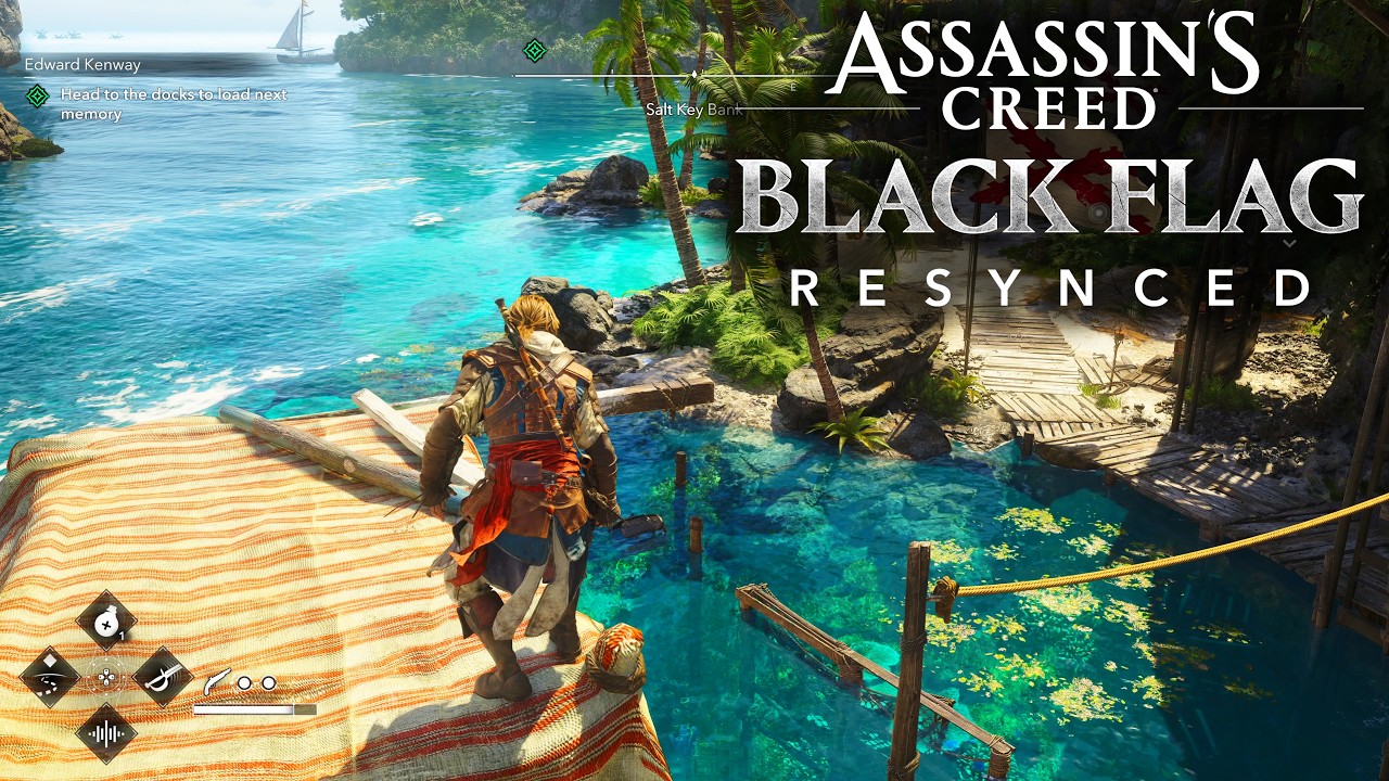 NEW Black Flag Resynced Exploration Gameplay! Stealth & New Location! (AC Black Flag Resynced)