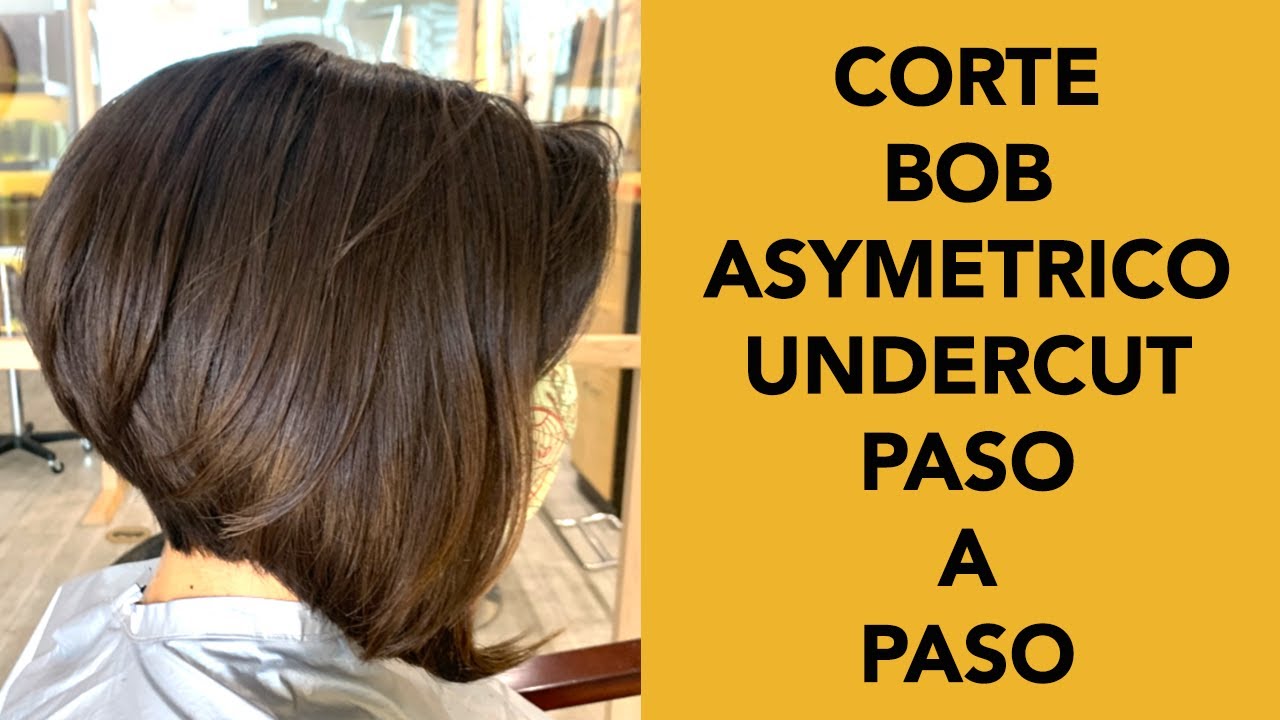 Corte Bob Asymetrico  Undercut Paso a Paso