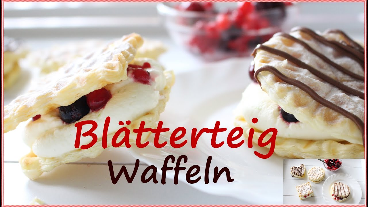 DIY | Blätterteig Waffeln |  schnell & einfach selber machen  Back Lounge 2016