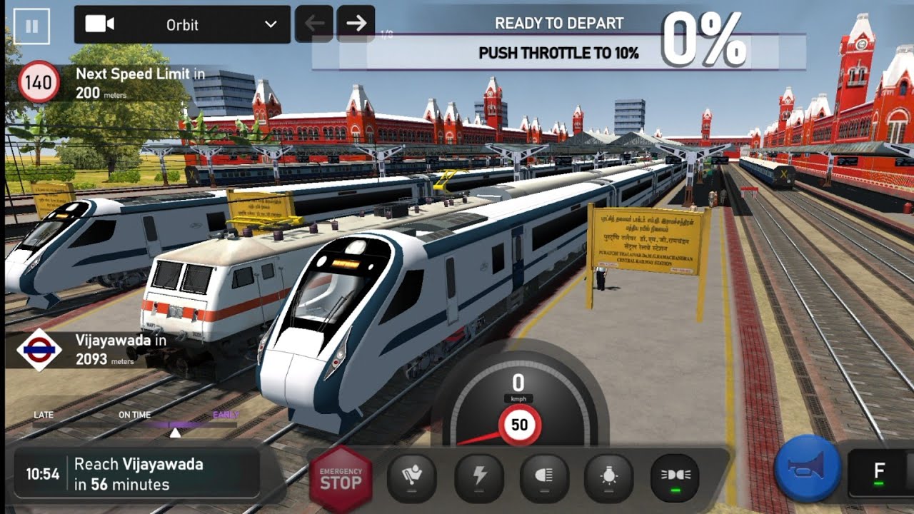 Vande Bharat Express: Chennai To Howrah Journey | Indian Train Simulator | Like & Subscribe