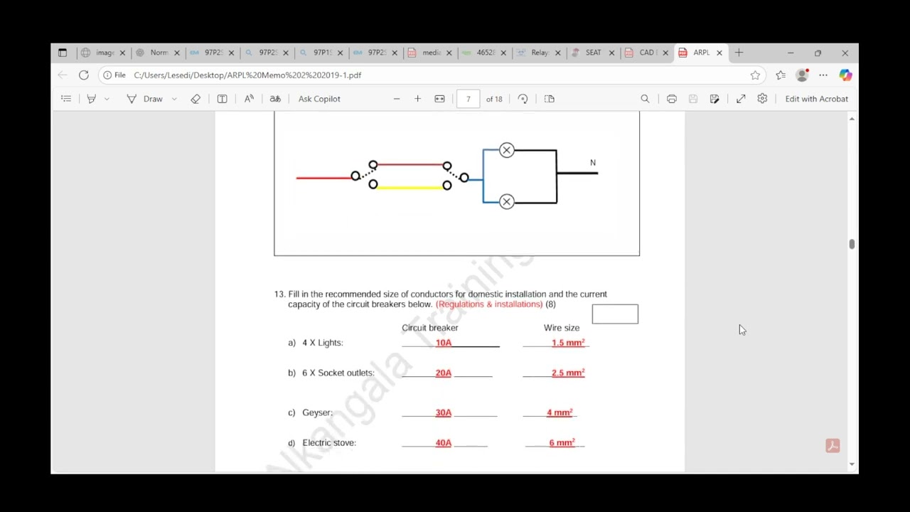 ARPL PART 3: ELECTRICAL SYMBOLS : 2 WAY SWITCH  : ARTISAN ELECTRICIAN : APPRENTICESHIP TRAINING 