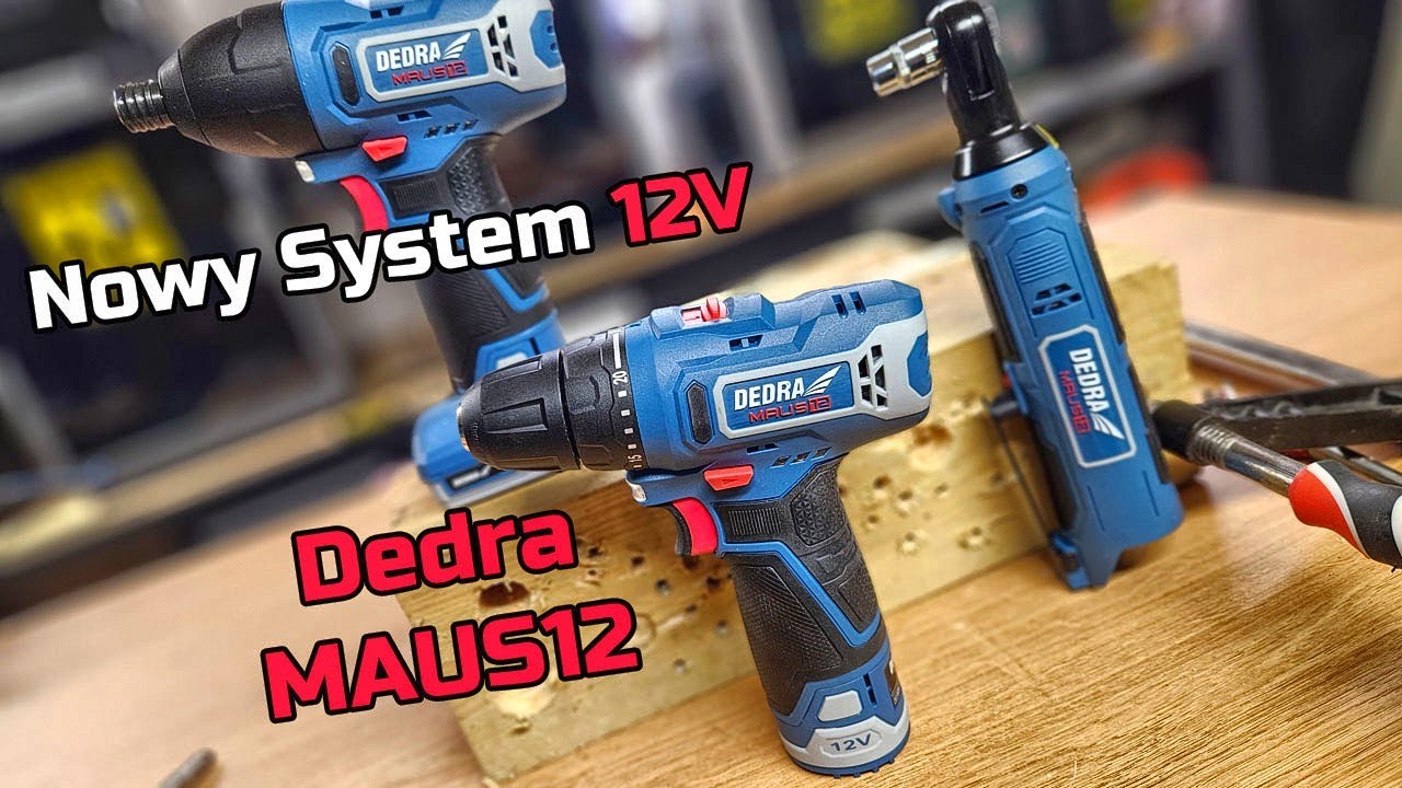 MAUS12 - Nowy System Dedra 12V - Wkrętarka DED7330 32NM - TEST