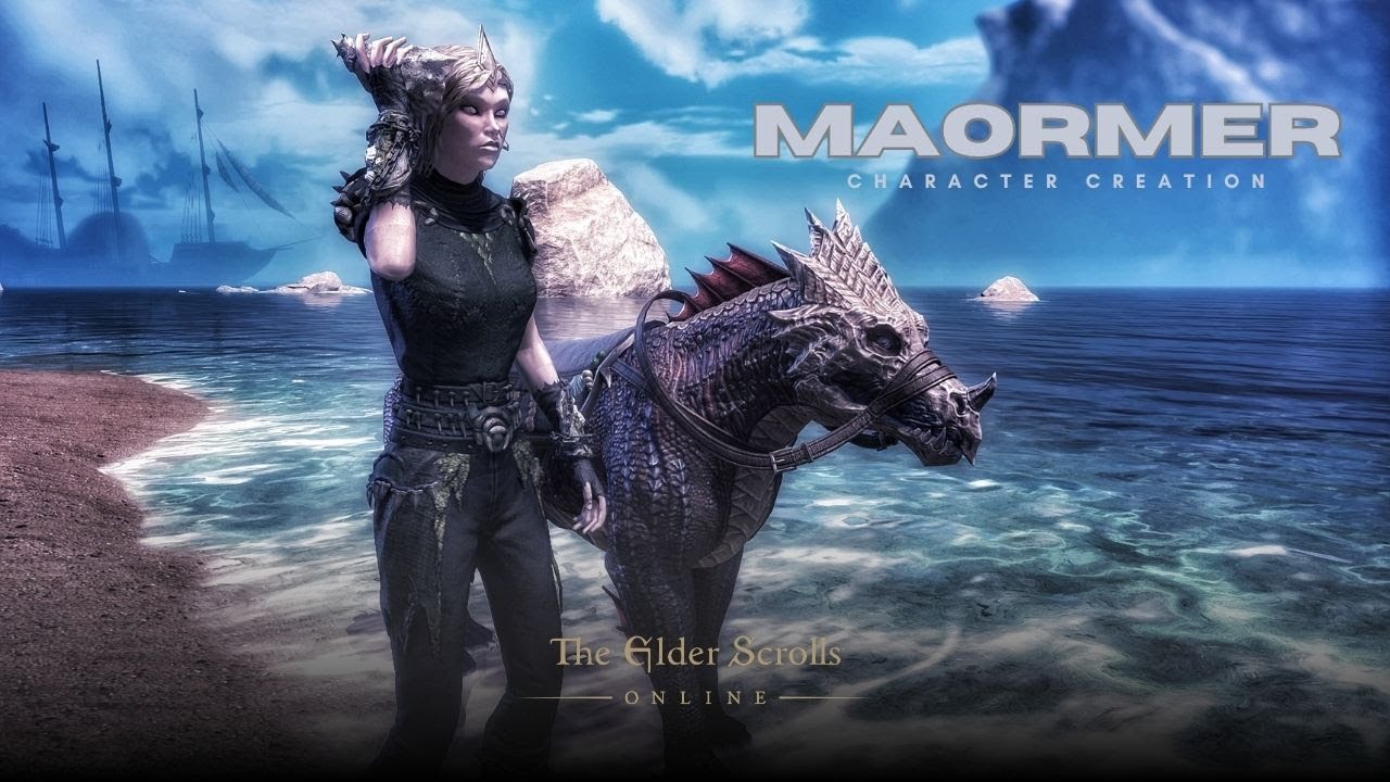 Maormer | CHARACTER CREATION #elderscrollsonline #eso #charactercreation #maormer