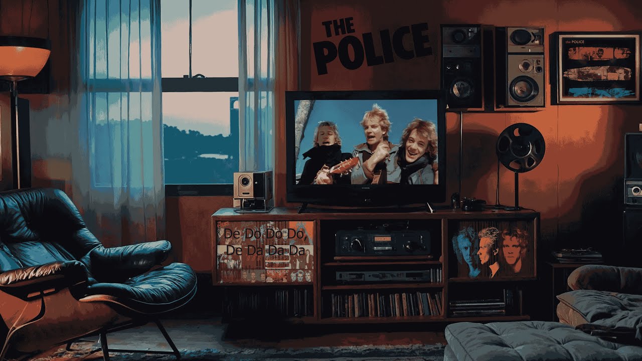 The Police - De Do Do Do, De Da Da Da (Instrumental) (MUSIC VIDEO) (1980)
