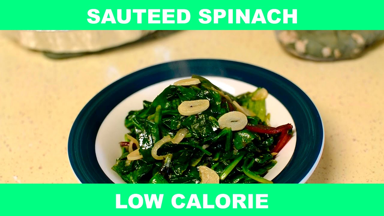 Saut&eacute;ed Spinach - Quick Recipe