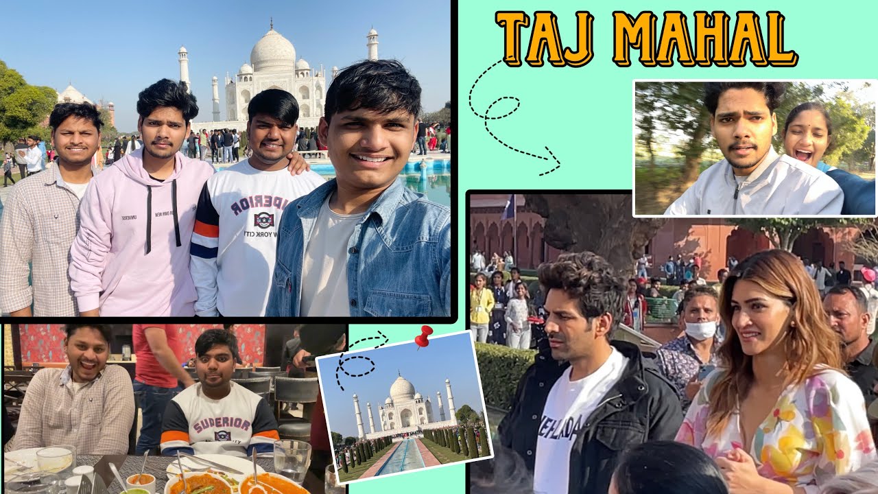 Tajmahal with Kartik Aaryan and Kriti Sanon 🌝 | The Roamer Amit | #vlog - 10