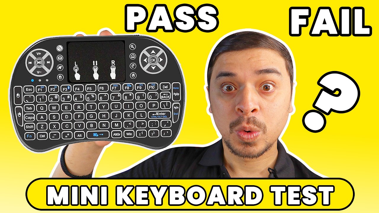 Mini Wireless Keyboard with Touchpad Review - Use with Mobile, Pc, Smart Tv | under Rs 500