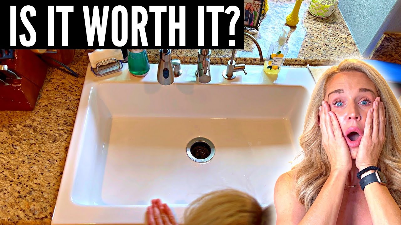 Sinkology SK452-26FC-3-AMZ Anna QuickFit Drop-in Farmhouse Sink (Full Demo & Review)