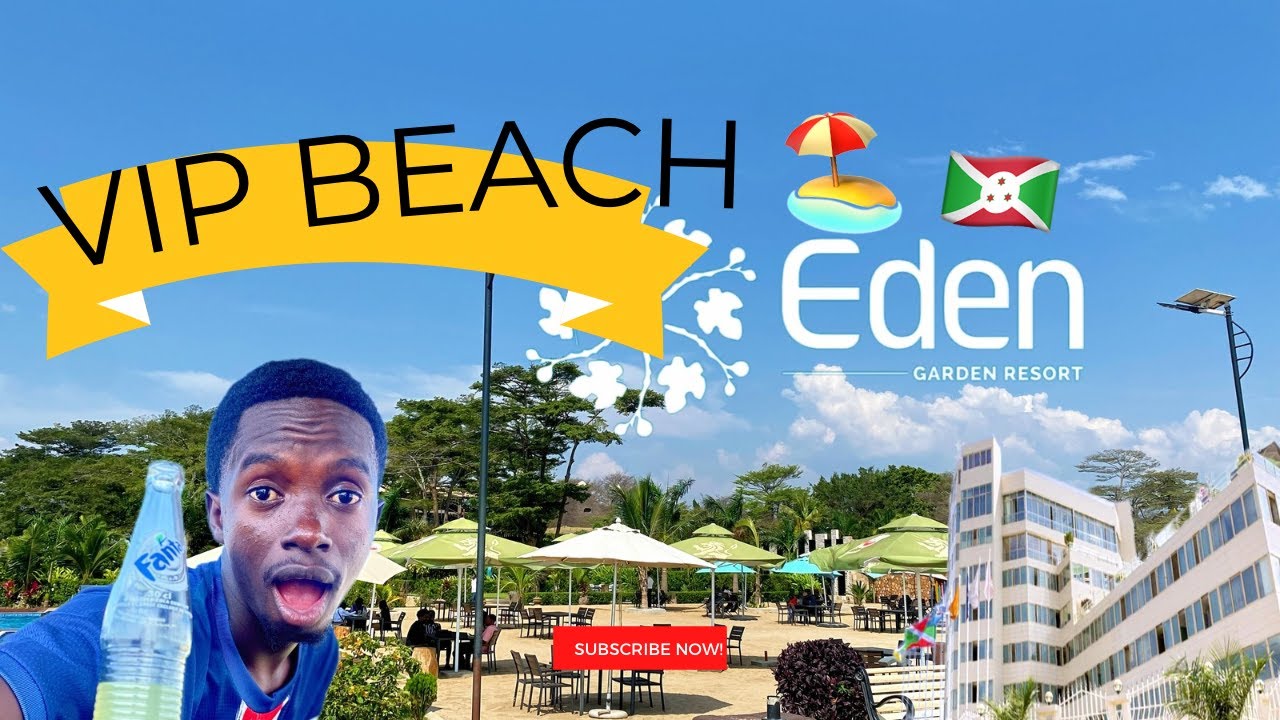 Eden gaden ressort : one of the expensive beach we can find in Bujumbura🫢