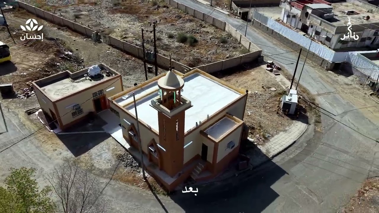 اعمال الصيانة والاستبدال في مسجد القفيل بمحافظة المخواة