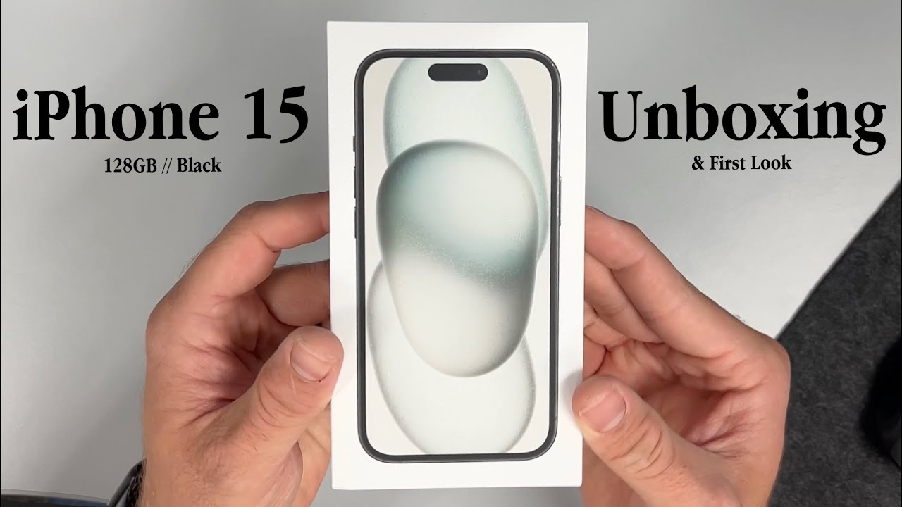 iPhone 15 (Black) &ndash; Quiet Unboxing & First Look