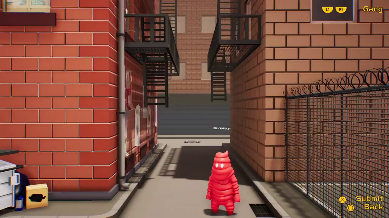 Playing Gang beast against random people