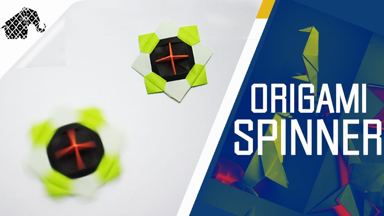 Origami - How To Make An Origami Spinner