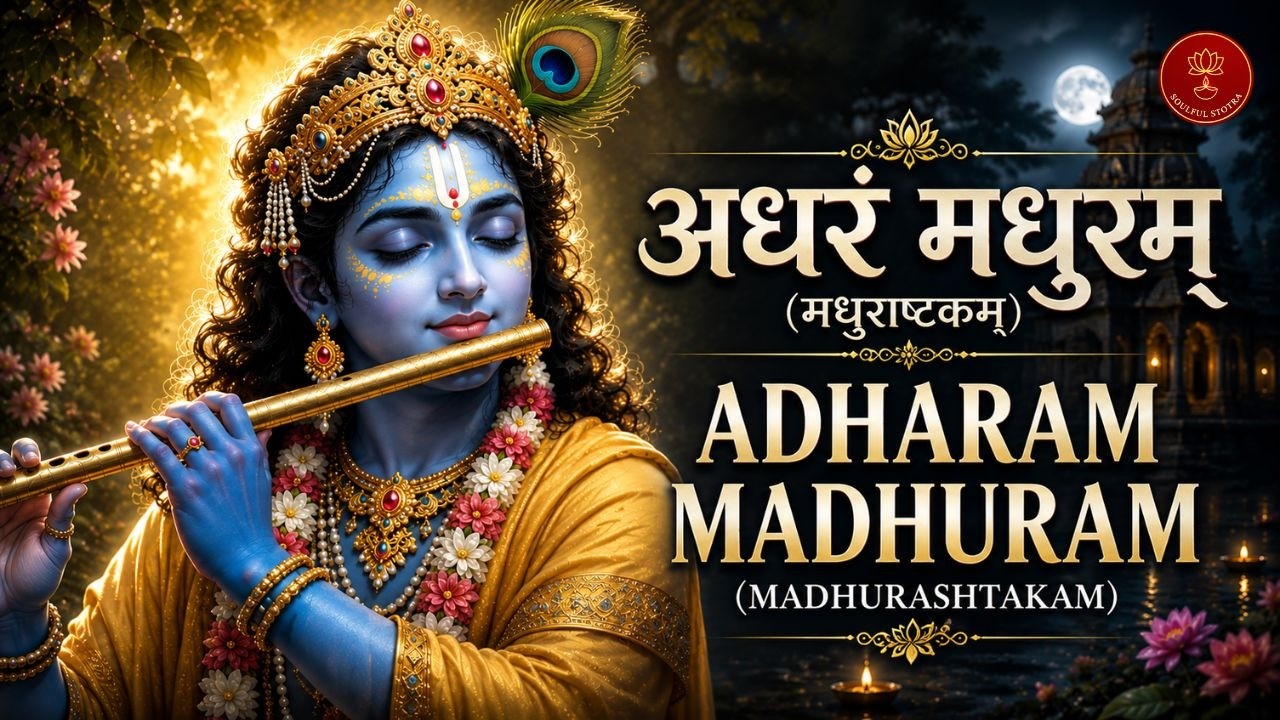 Madhurashtakam | अधरं मधुरं | Adharam Madhuram | Krishna Bhajan