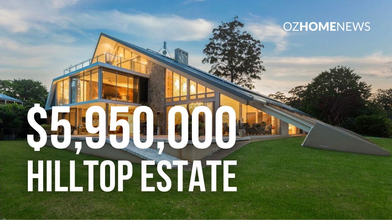 Touring A $5,950,000 Striking Design in Tamborine Mountain On The Gold Coast!