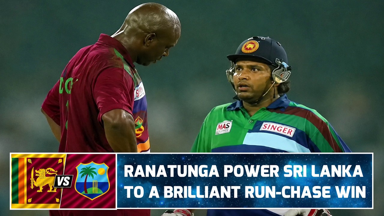 Sri Lanka&rsquo;s Brilliant Run Chase! Arjuna Ranatunga and Roshan Mahanama Stand Powers Sri Lanka