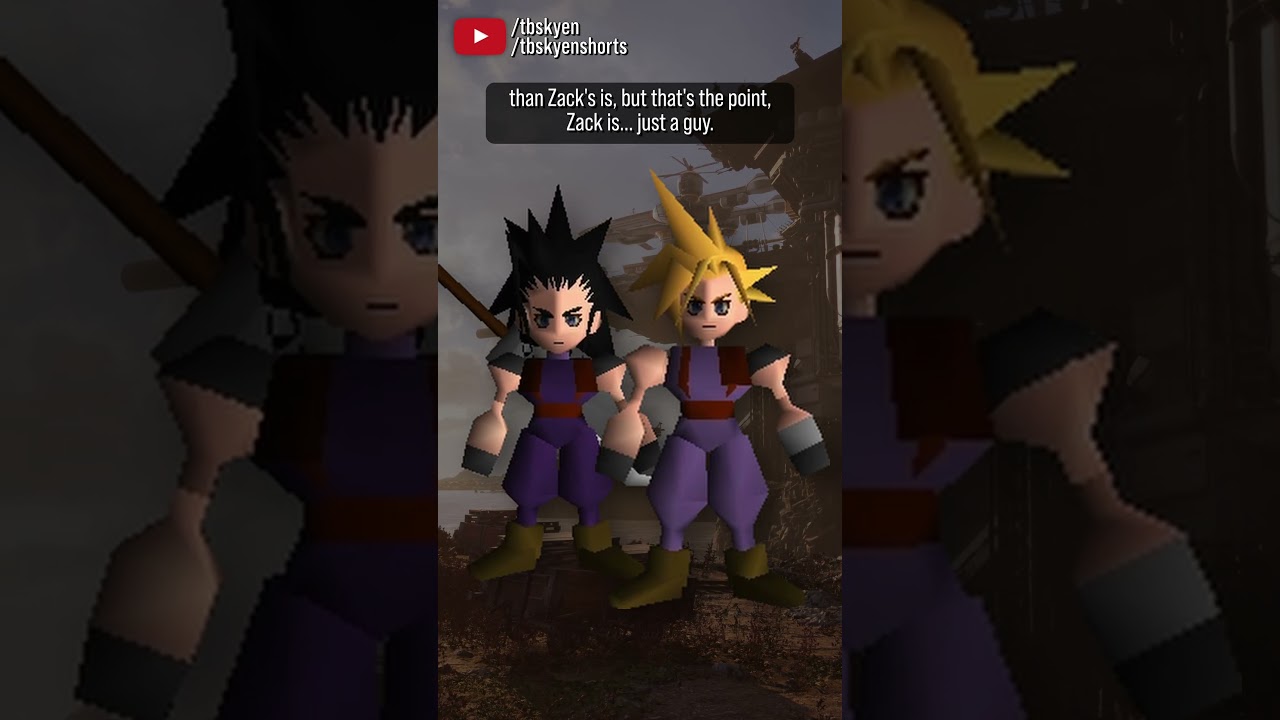 Zack is the man Cloud thought he could never be | #finalfantasy #ff7