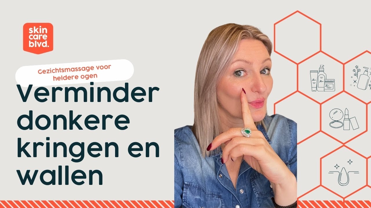 Verminder donkere kringen, wallen en een vermoeide blik #donkerekringen #wallen #gezichtsmassage