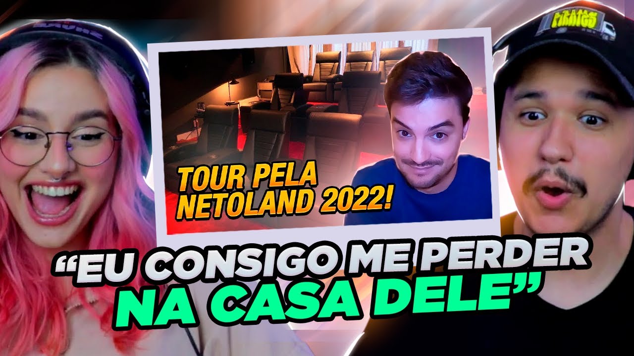 REACT TOUR DE COMO TÁ FICANDO A NETOLAND 2022 | Felipe Neto