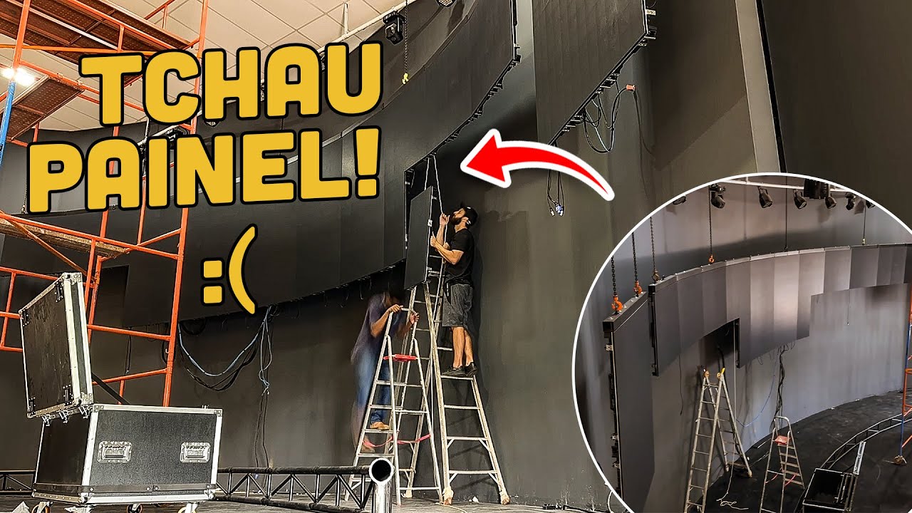 TIVEMOS QUE TIRAR O PAINEL DE LED
