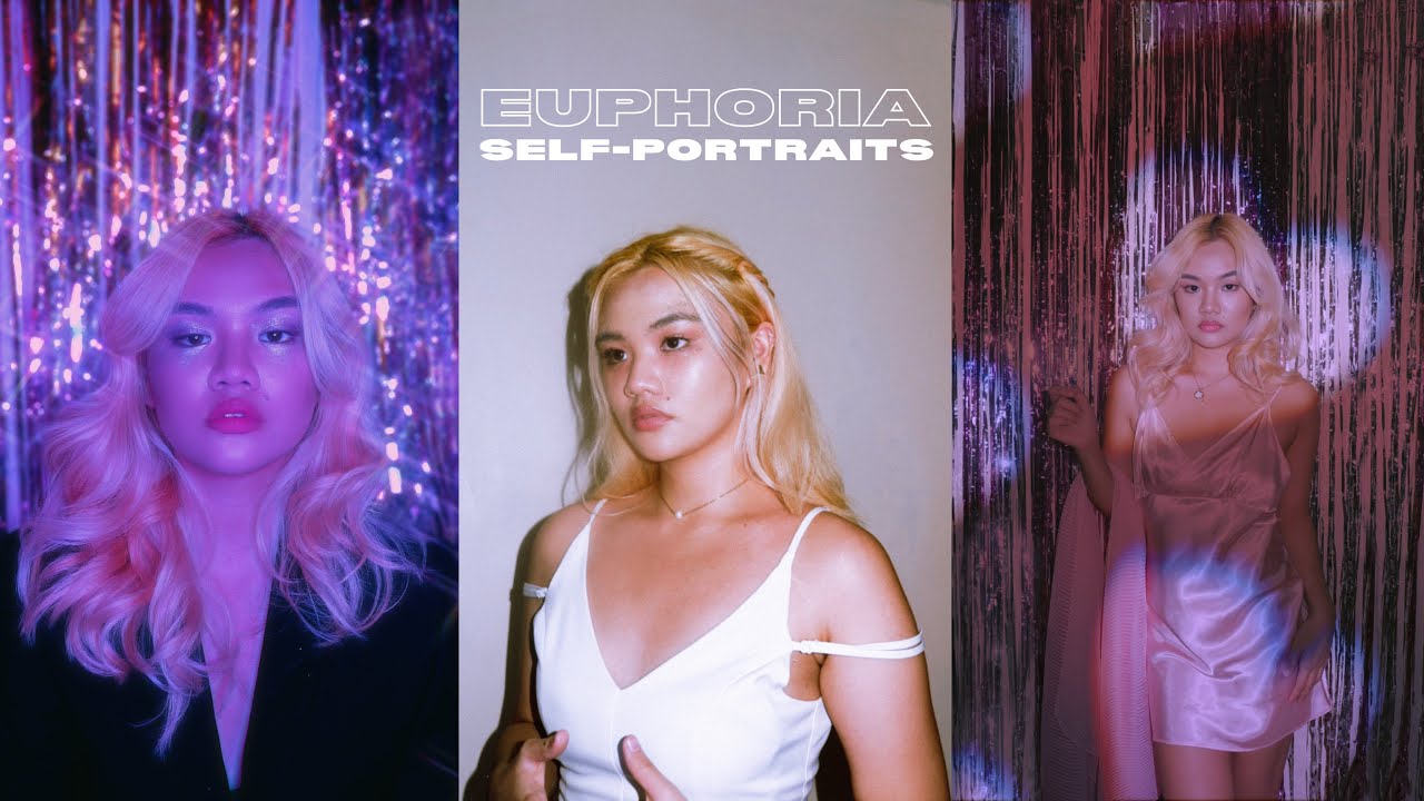EUPHORIA 🔮✨  CREATIVE HOME PHOTOSHOOTS (DIY EUPHORIA-inspired self portrait ideas)