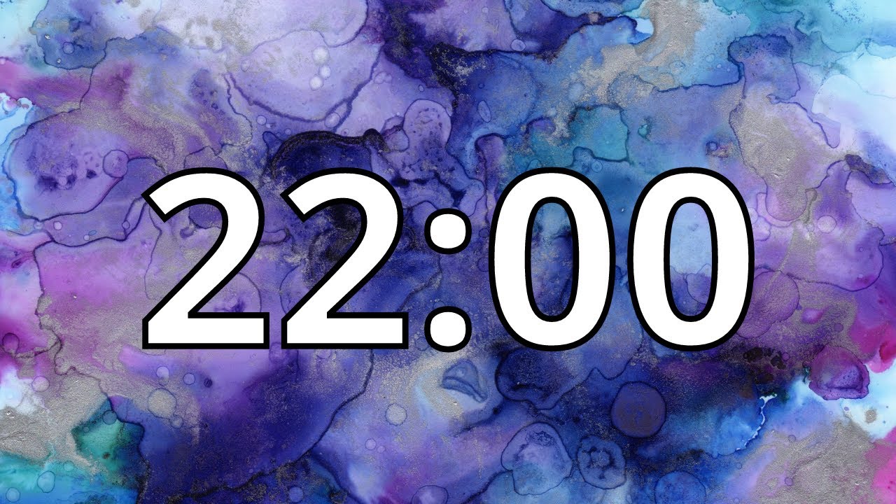 22 Minute Timer with Music | Abstract Timer