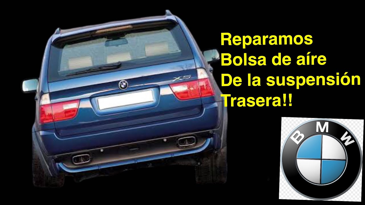 Reparamos bolsa de aire de la suspensión trasera de la BMW x5 4.8is 2006