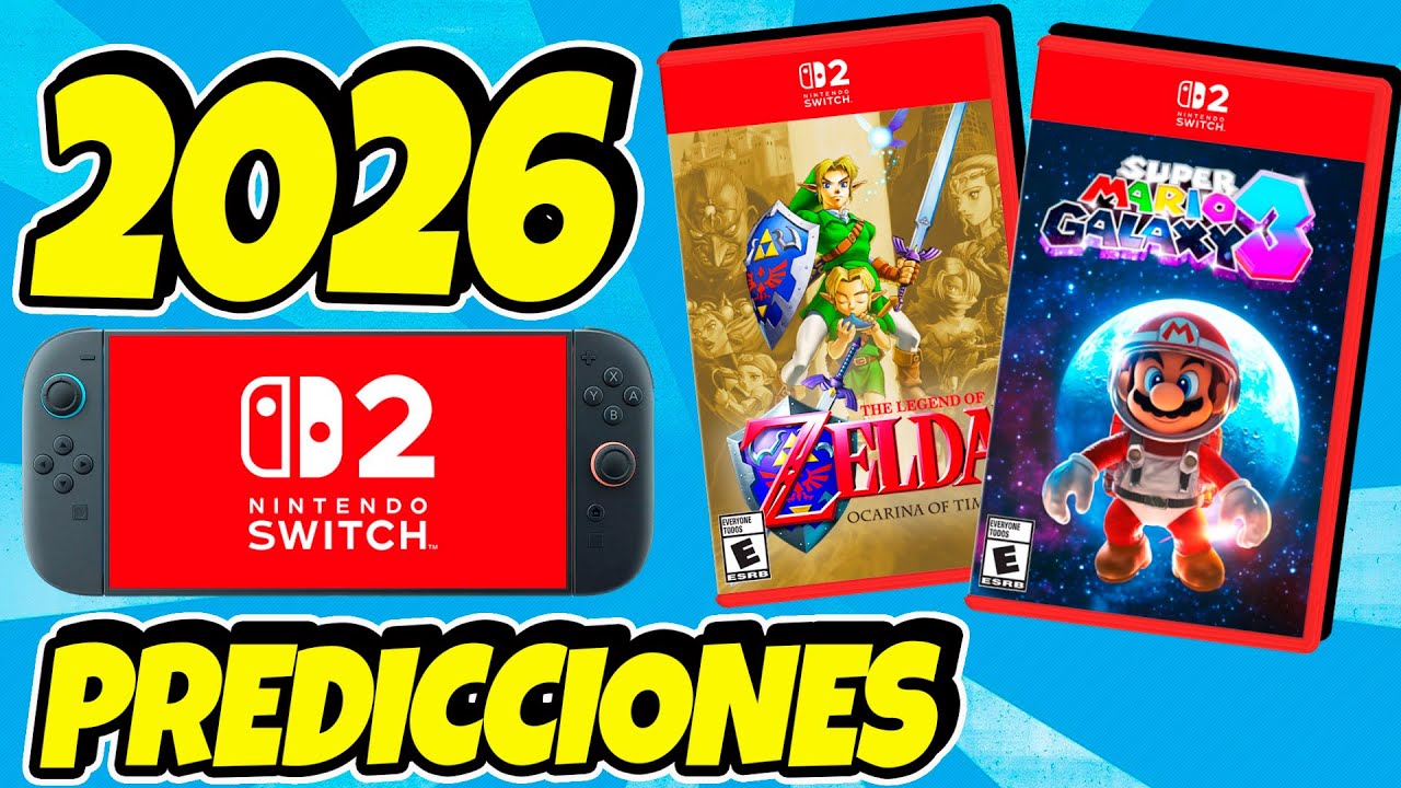 2026 será CLAVE para Nintendo SWITCH 2 - Mario 3D, Zelda, y más!