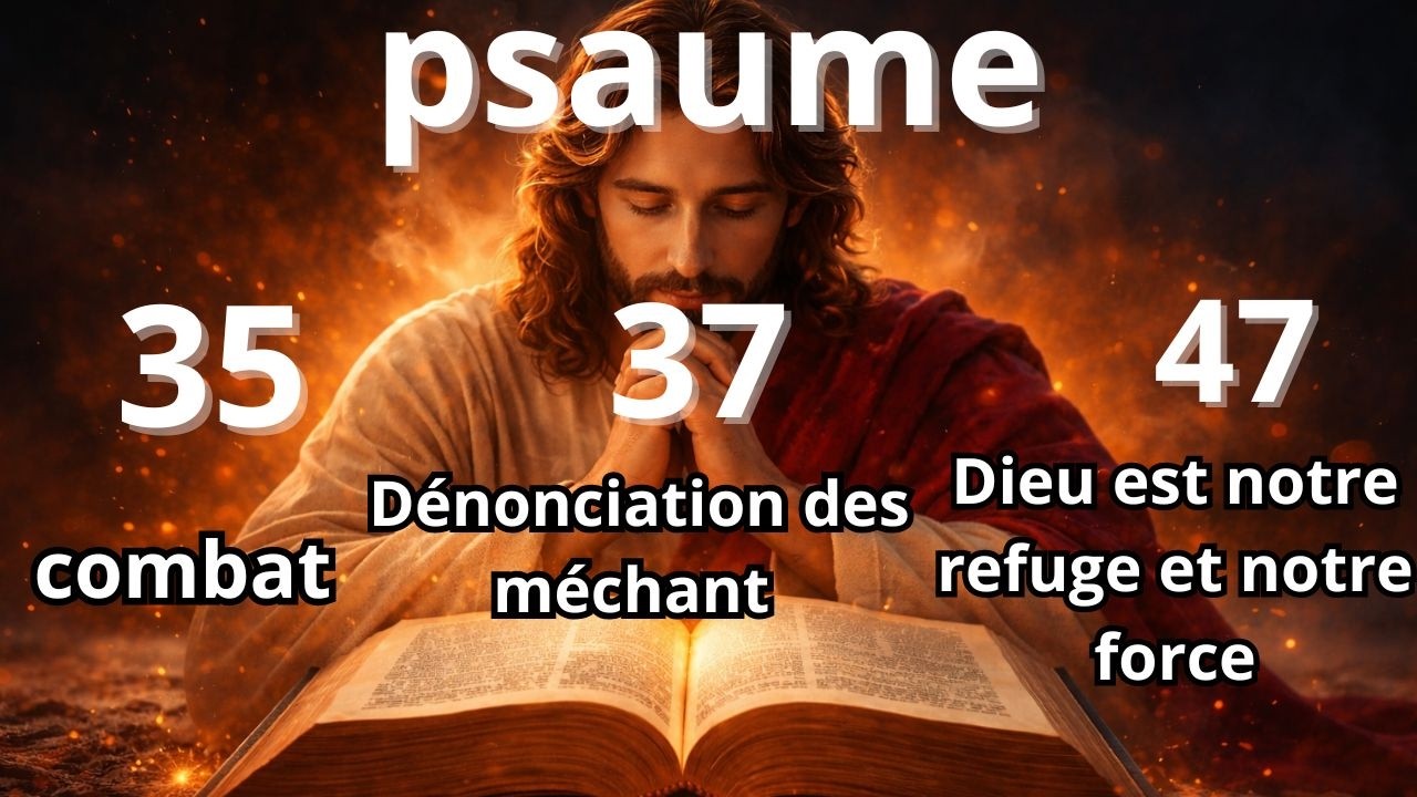 PSAUME 35- 37- 47 | Trois Prières Puissantes Pour Obtenir Abondance, Protection et Miracle Divin