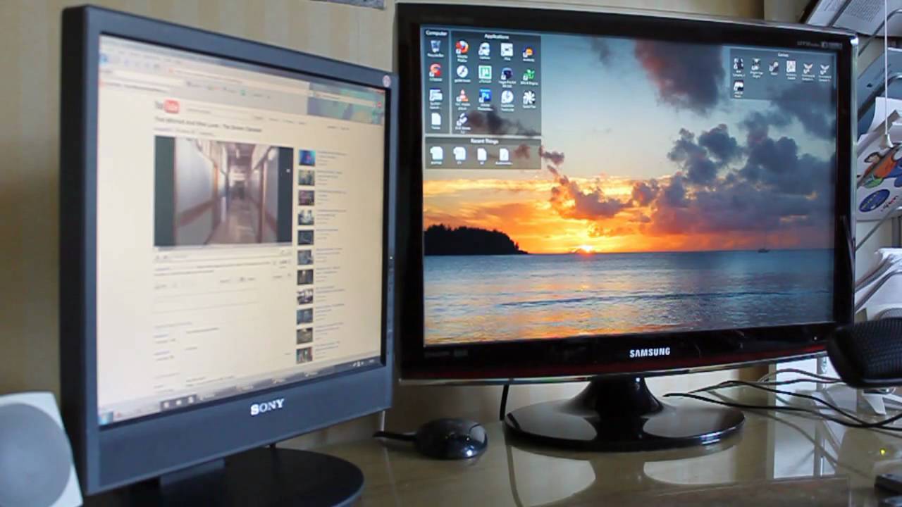 How dual monitors work